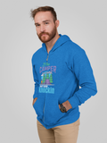 camper rockin, don't knock; Full-zip hoodie sweatshirt