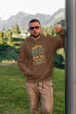 Happy Camper; Pull-over hoodie sweatshirt
