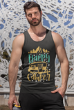 Happy Camper; Soft 100% cotton tank top. Removable tag for comfort