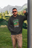 Camp more worry less; Pull-over hoodie sweatshirt