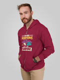 Done Nursing. Go Camping; Full-zip hoodie sweatshirt