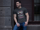 Let's drink wine and judge; 100% cotton Tee Removable tag for comfort