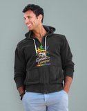 Queen of Camper; Full-zip hoodie sweatshirt