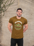 Glamping; Classic silhouette 100% cotton Tee Removable tag for comfort