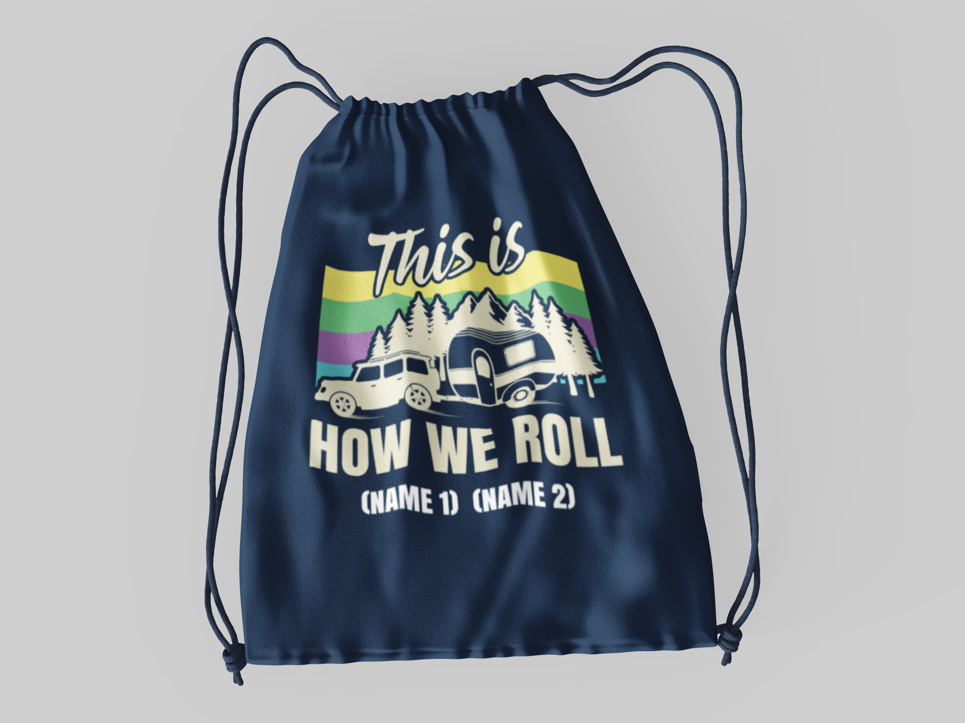 How we roll; DrawString Bag