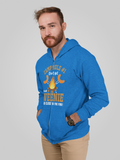 Camp Rule #1. Weenie; Full-zip hoodie sweatshirt