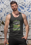 Don't have to be crazy; Soft 100% cotton tank top. Removable tag for comfort