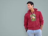 Camping spending small fortune Full-zip hoodie sweatshirt