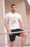 Campfires get me HOT; 100% cotton Tee Removable tag for comfort