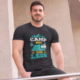 Camp more; Classic silhouette 100% cotton Tee Removable tag for comfort