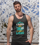 Camp more; Soft 100% cotton tank top. Removable tag for comfort