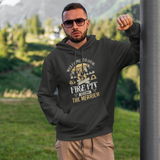 Welcom to our firepit; Pull-over hoodie sweatshirt