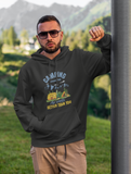 Camping air smells better; Pull-over hoodie sweatshirt