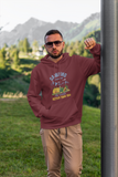Camping air smells better; Pull-over hoodie sweatshirt