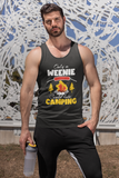 Weenie could hate camping; Soft 100% cotton tank top. Removable tag for comfort