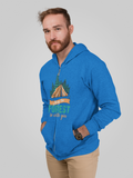 May the forest be with you; Full-zip hoodie sweatshirt