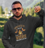 Camp Rule #1. Weenie; Pull-over hoodie sweatshirt