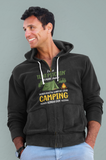 Tent pitchin weiner roastin guy; Full-zip hoodie sweatshirt