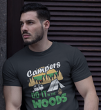 Campers do it in woods; Classic silhouette, 100% cotton Tee Removable tag for comfort