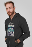Always at home; Full-zip hoodie sweatshirt