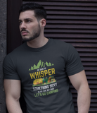Whisper in his ear; 100% cotton Tee Removable tag for comfort