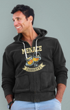 Menace to Sobriety; Full-zip hoodie sweatshirt