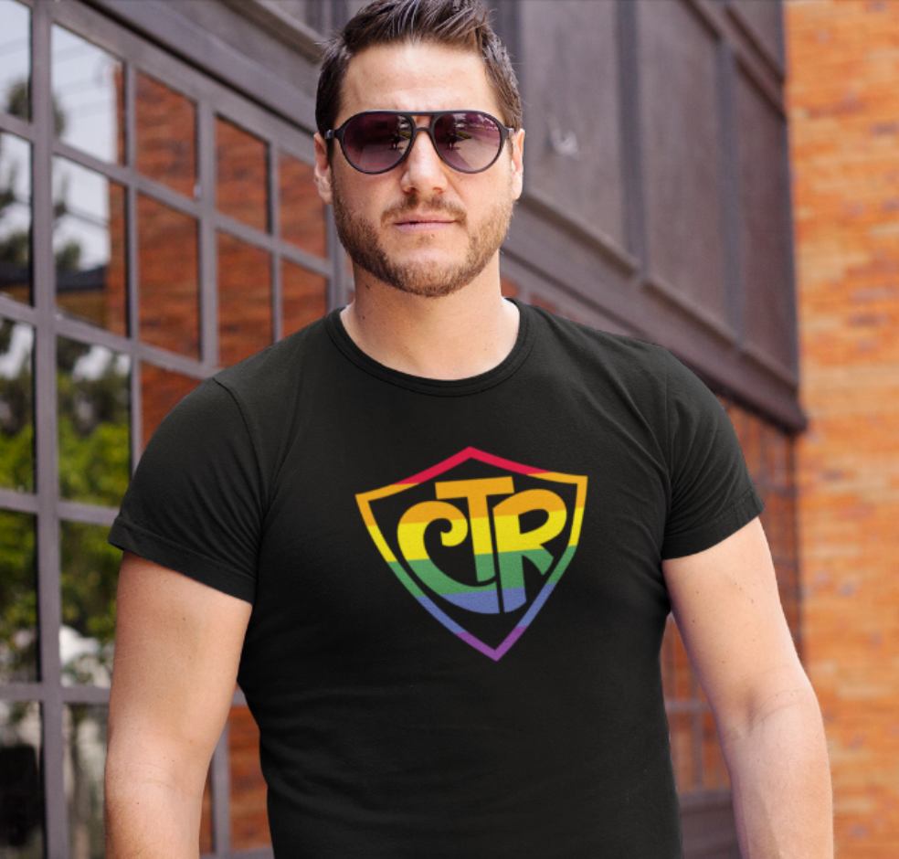 CTR LGBT. Classic silhouette, 100% cotton Tee