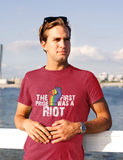The first pride was a riot ; Classic silhouette, 100% cotton Tee