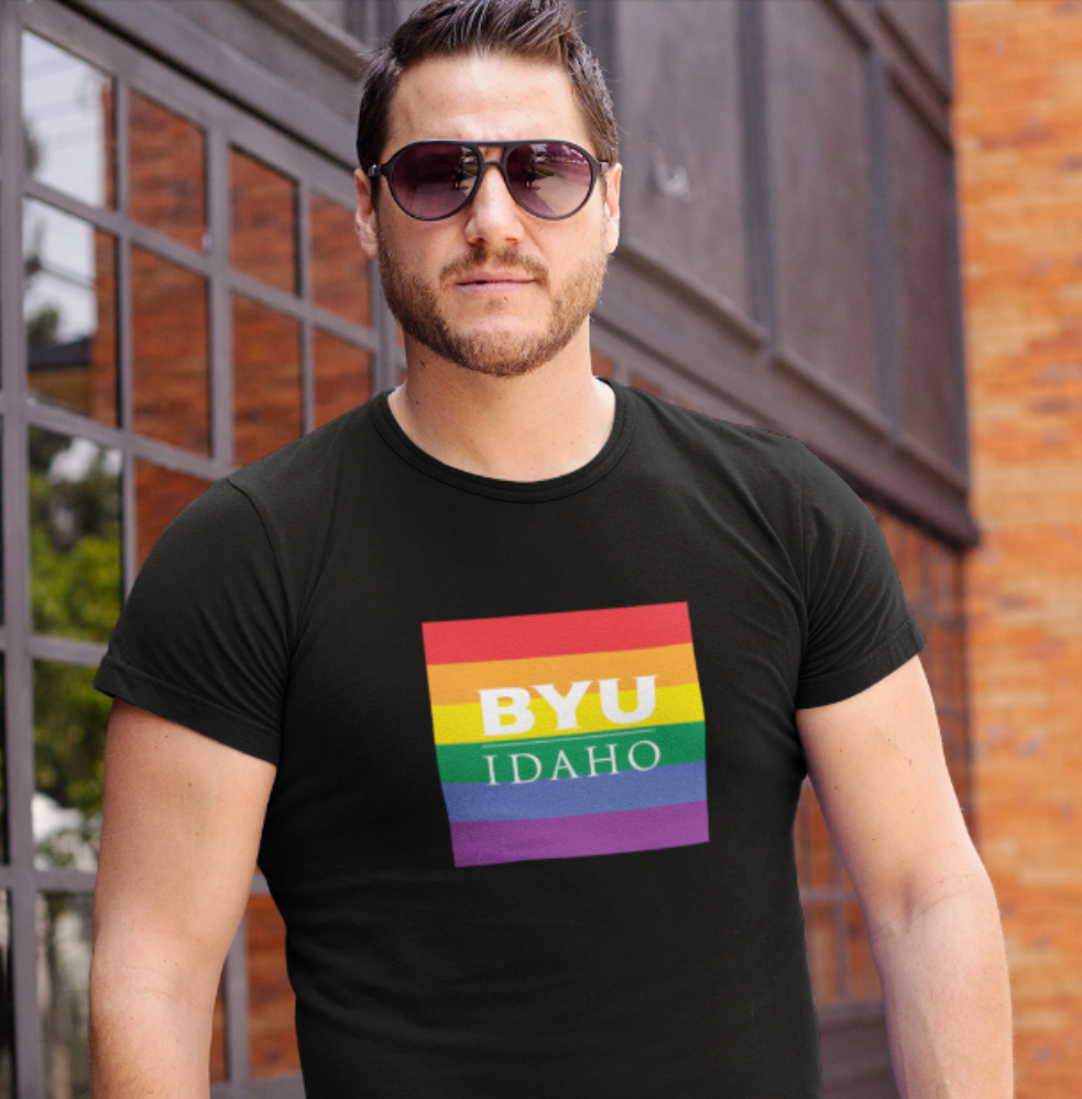 BYU Idaho LGBT. Classic silhouette, 100% cotton Tee